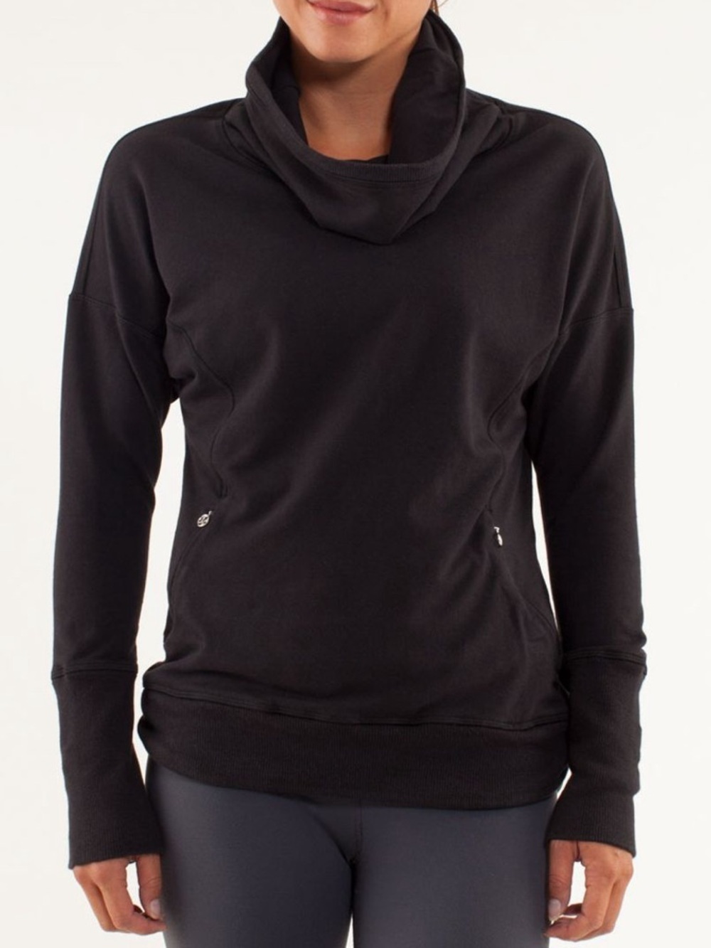 lululemon athletica rest day pullover in Black size 8